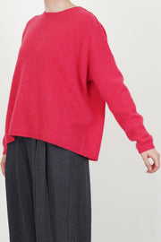 sweater cashmere alpaca raspberry p1890/ts998