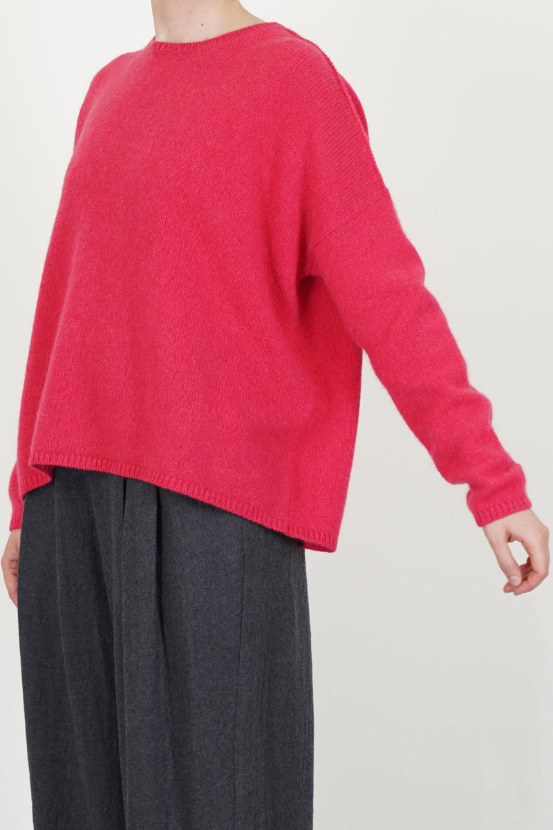 sweater cashmere alpaca raspberry p1890/ts998