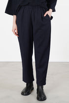 trousers crinkled virgin wool blue p1002/ts990