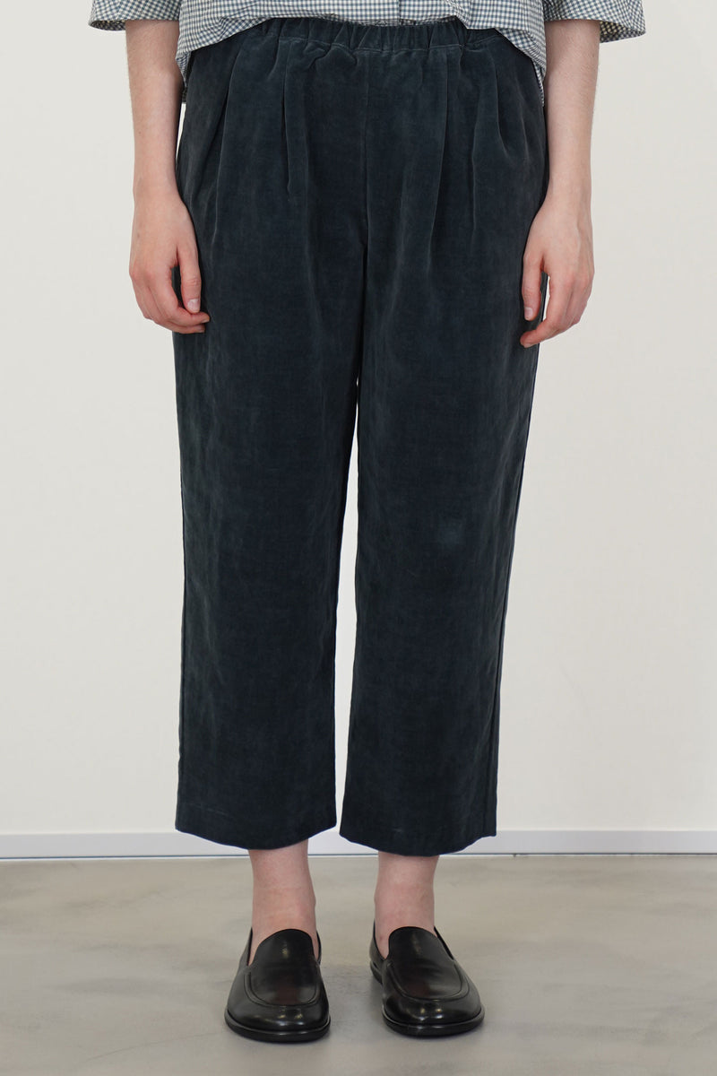 trousers velvet dark teal p1922/ts984