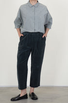 trousers velvet dark teal p1922/ts984