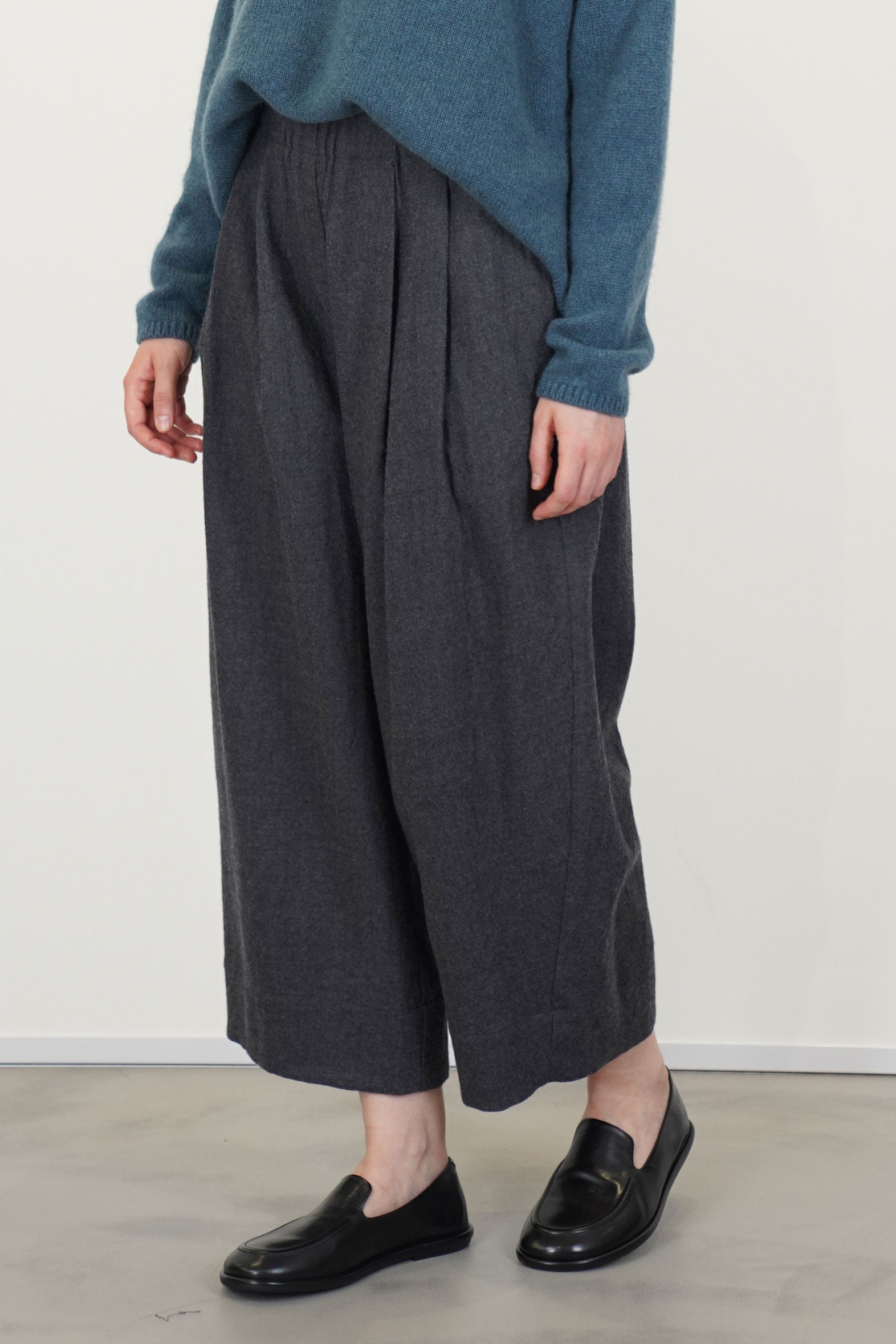trousers wool cement grey p1979/ts989