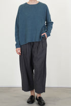 sweater cashmere alpaca dark turquoise p1890/ts998