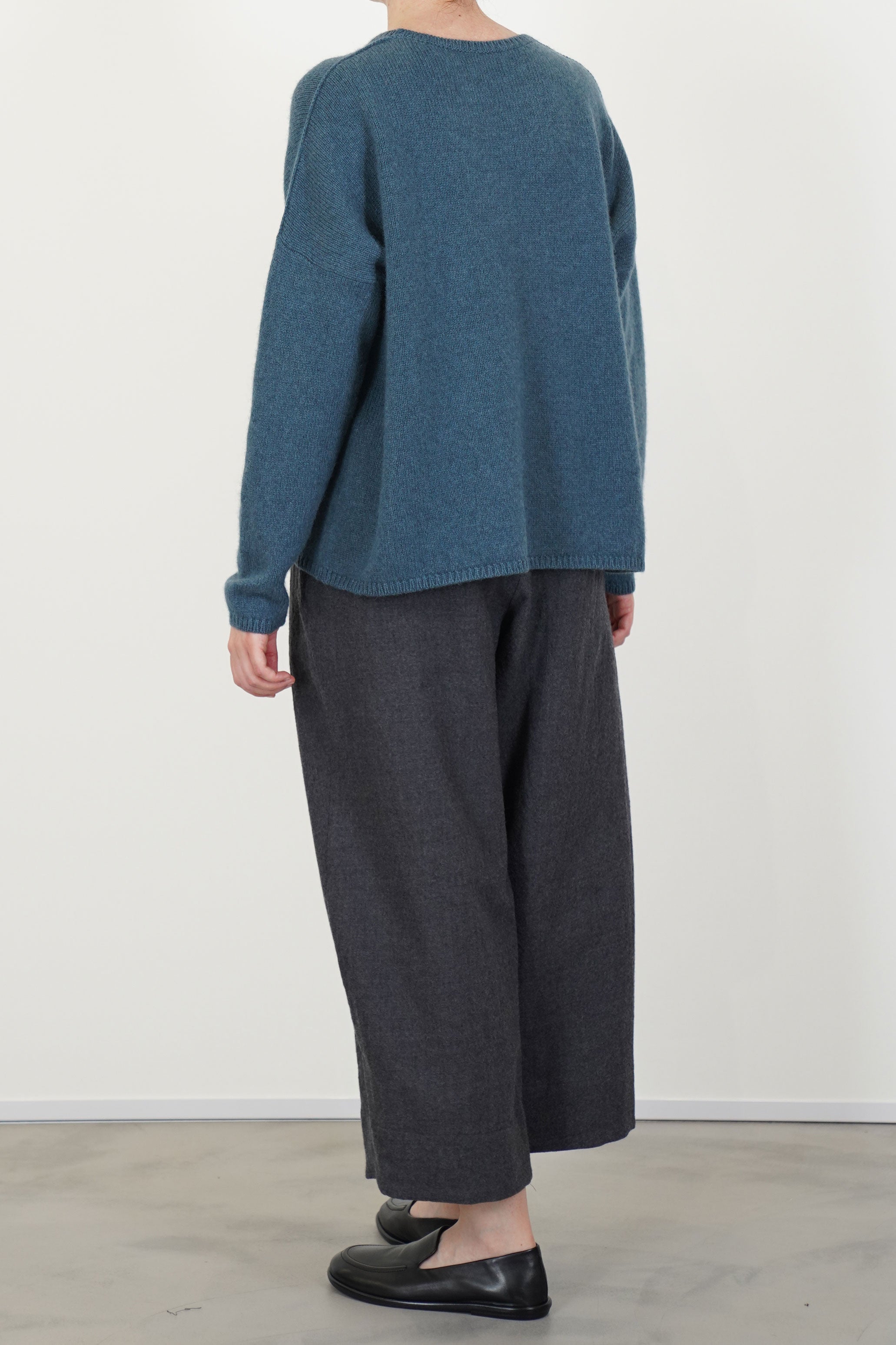 trousers wool cement grey p1979/ts989