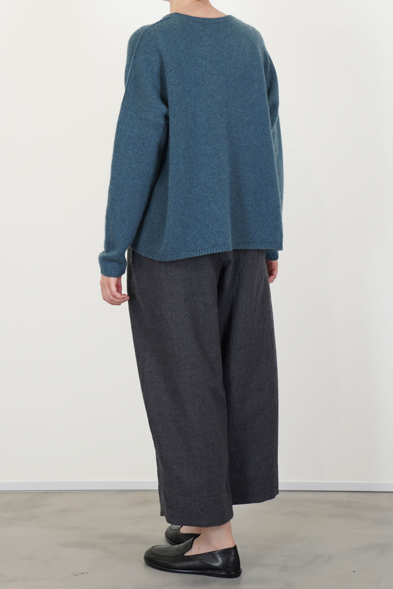 trousers wool cement grey p1979/ts989