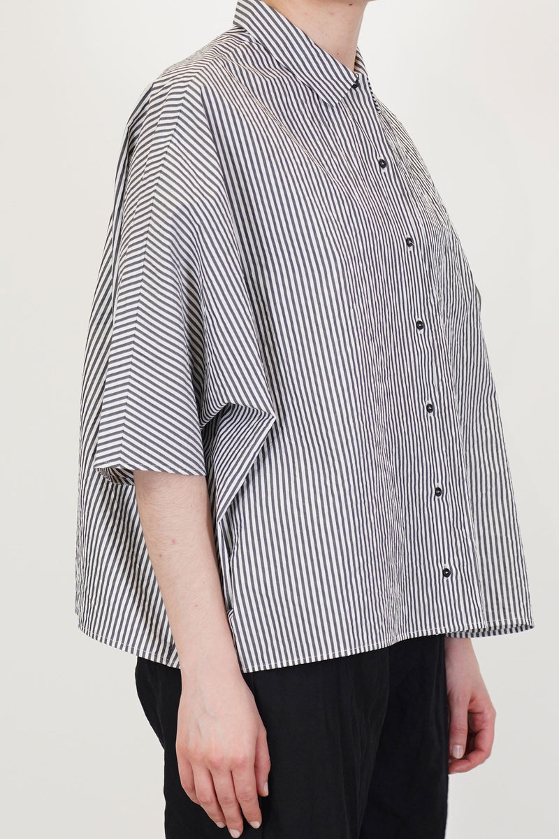 wide shirt stripes black p2056/ts958