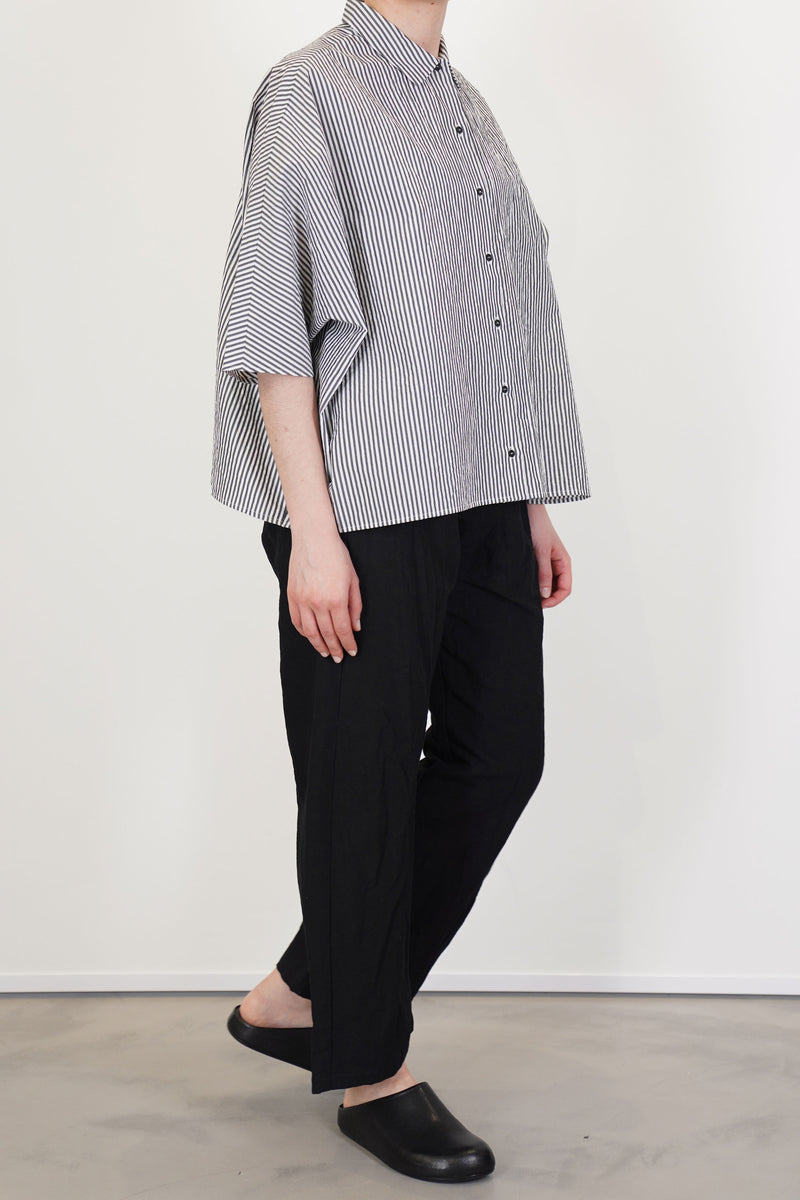 wide shirt stripes black p2056/ts958