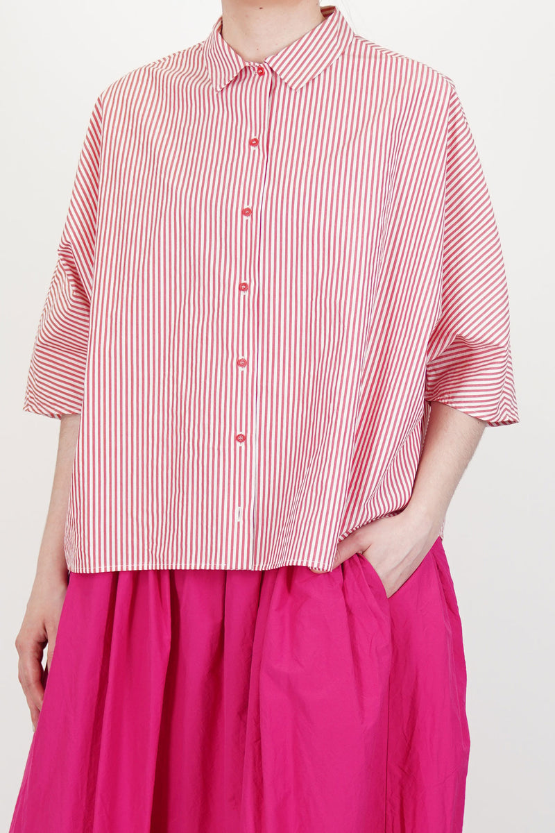 wide shirt stripes pomegranate p2056/ts958