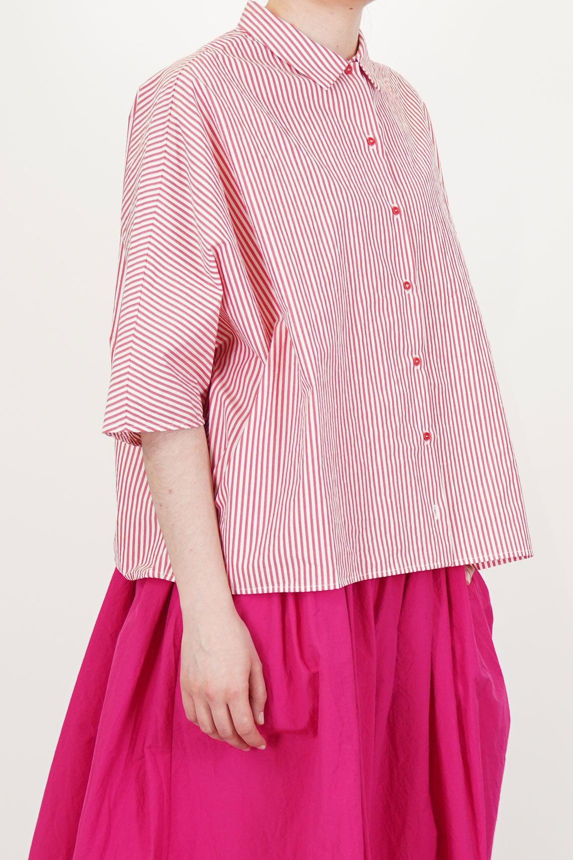wide shirt stripes pomegranate p2056/ts958