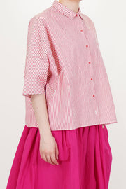 wide shirt stripes pomegranate p2056/ts958