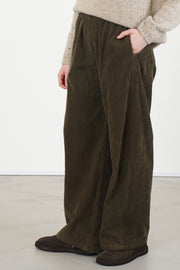wide trousers cord military p2061/ts1013