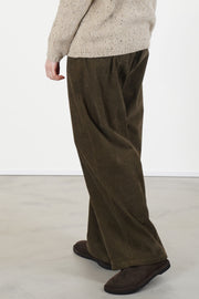 wide trousers cord military p2061/ts1013