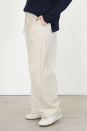 wide trousers cotton corduroy milk p2062/ts1013