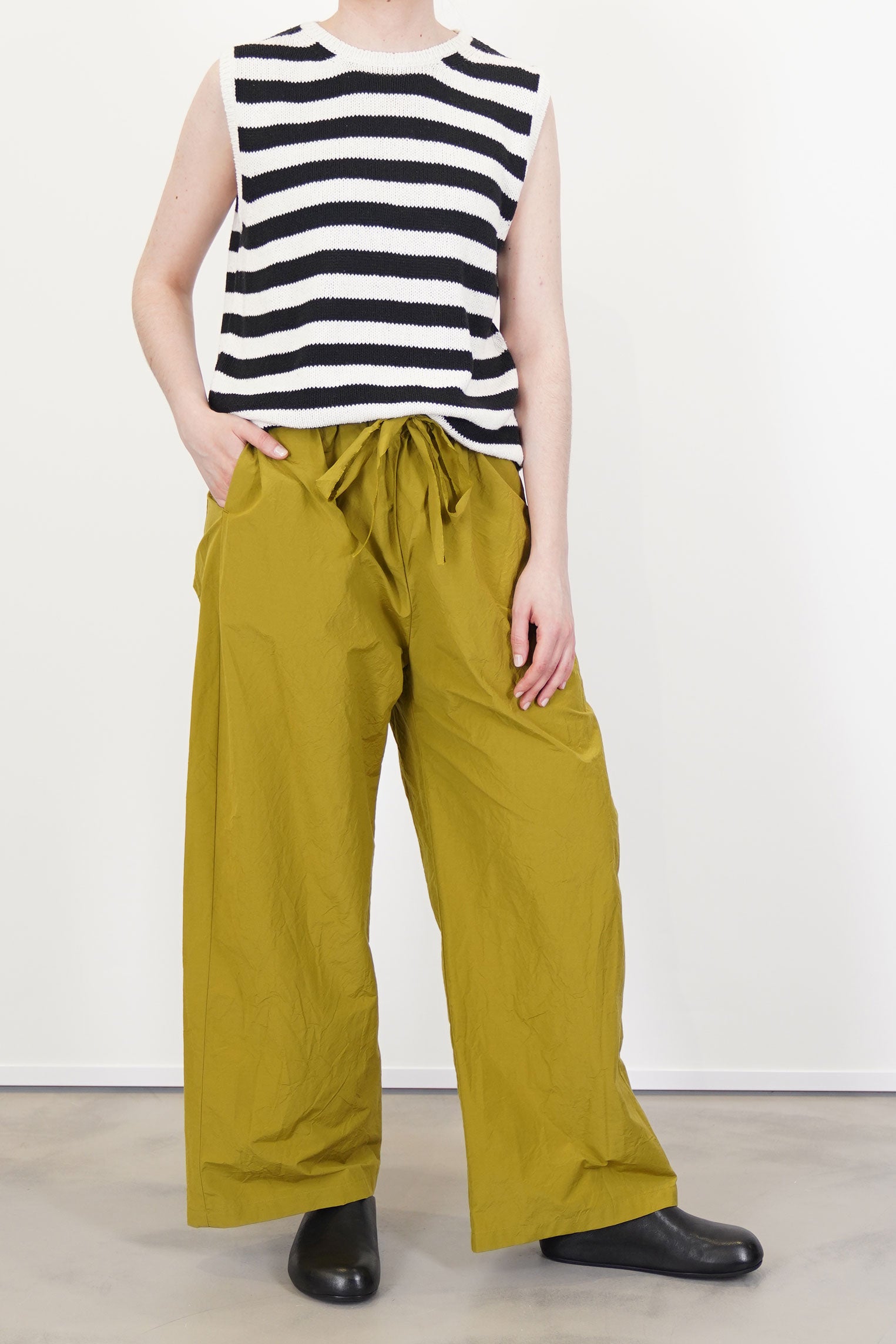 apuntob wide trousers oil p2062/ts940 | carrousel the store