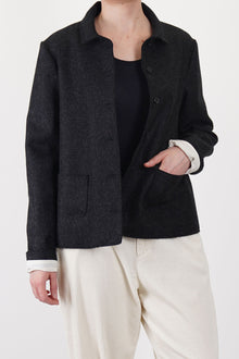 wool jacket black p1846/ts887