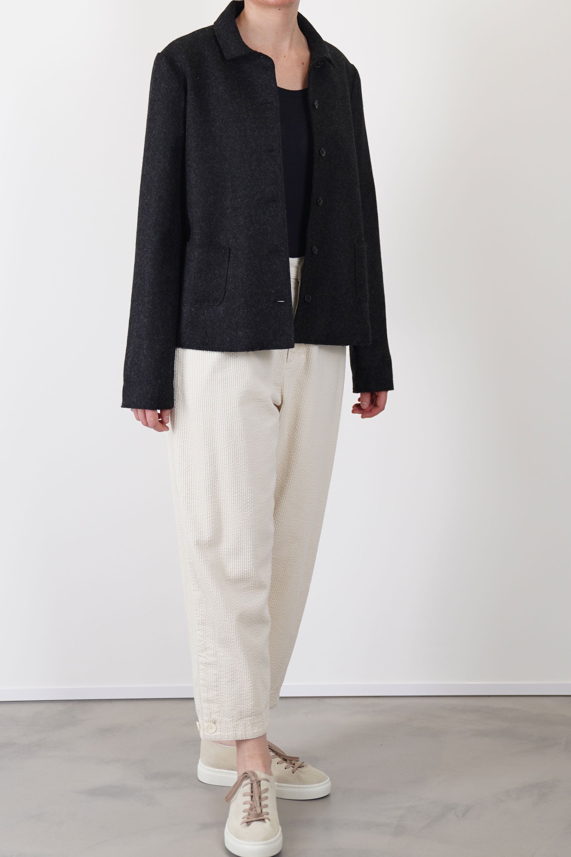 apuntob wool jacket black p1846/ts887 | carrousel the store