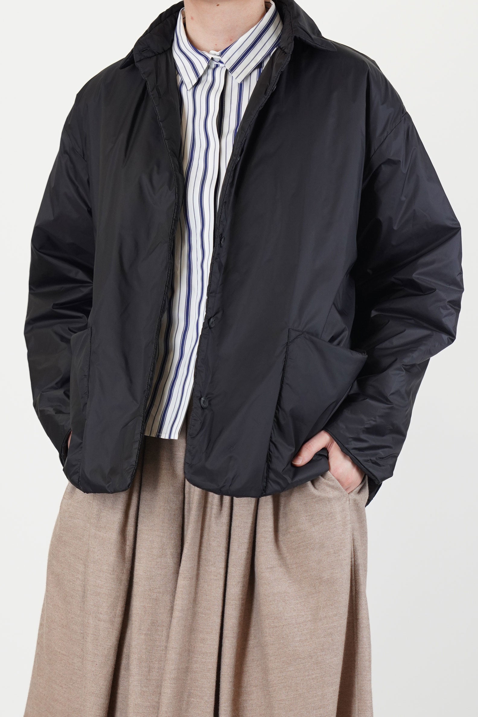 clara padded jacket black