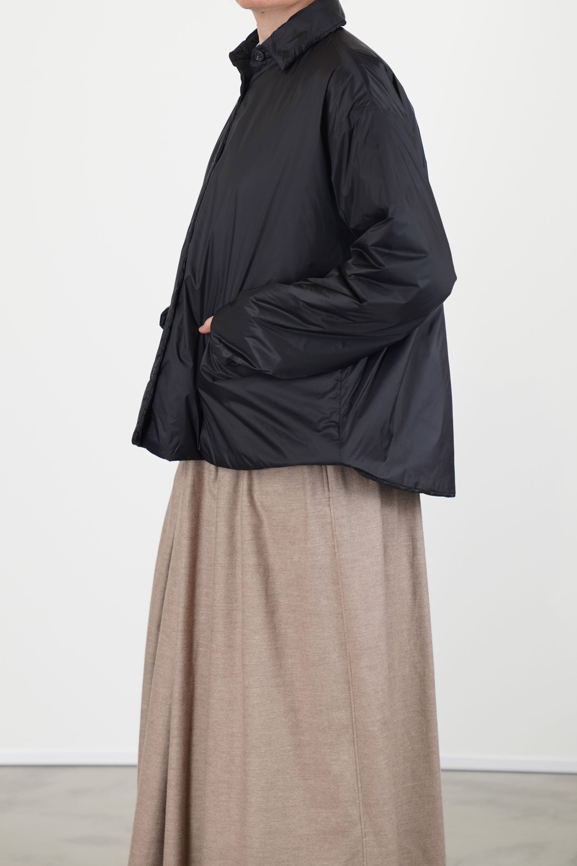 clara padded jacket black