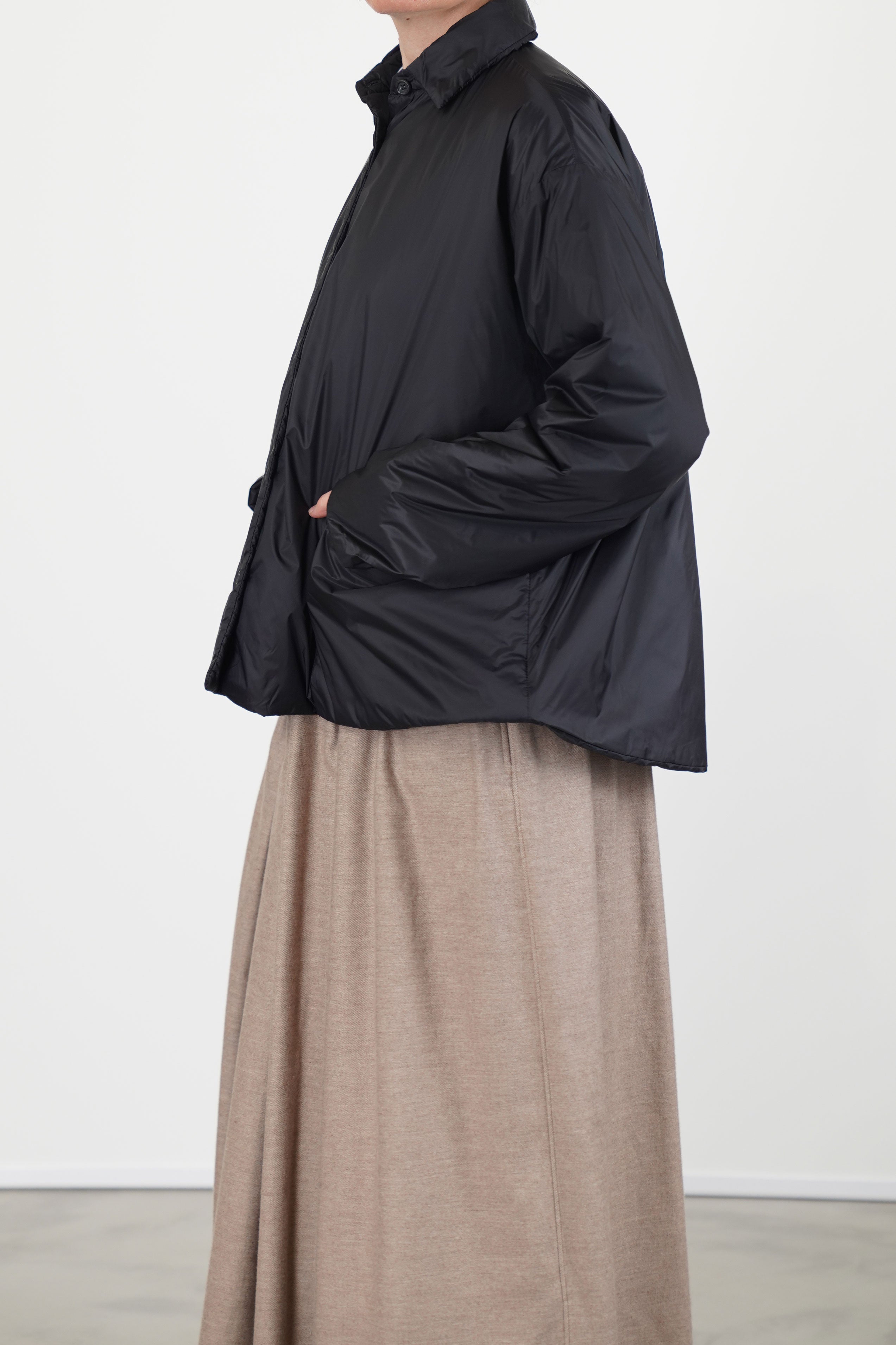 clara padded jacket black