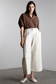 cotton linen pants lucy ivory