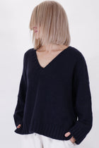 cashmere knit ferro navy