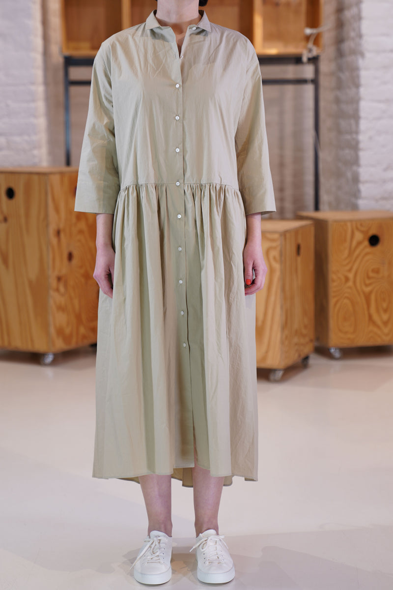 cotton dress ginger cappuccino