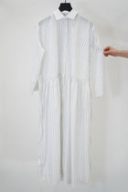 dress ginger lapis stripes