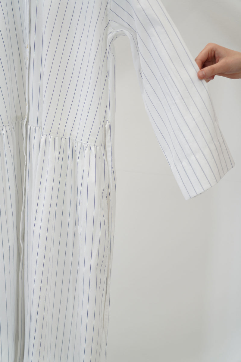 dress ginger lapis stripes