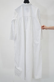 dress ginger lapis stripes