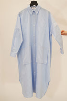 dress leni cerulian stripes