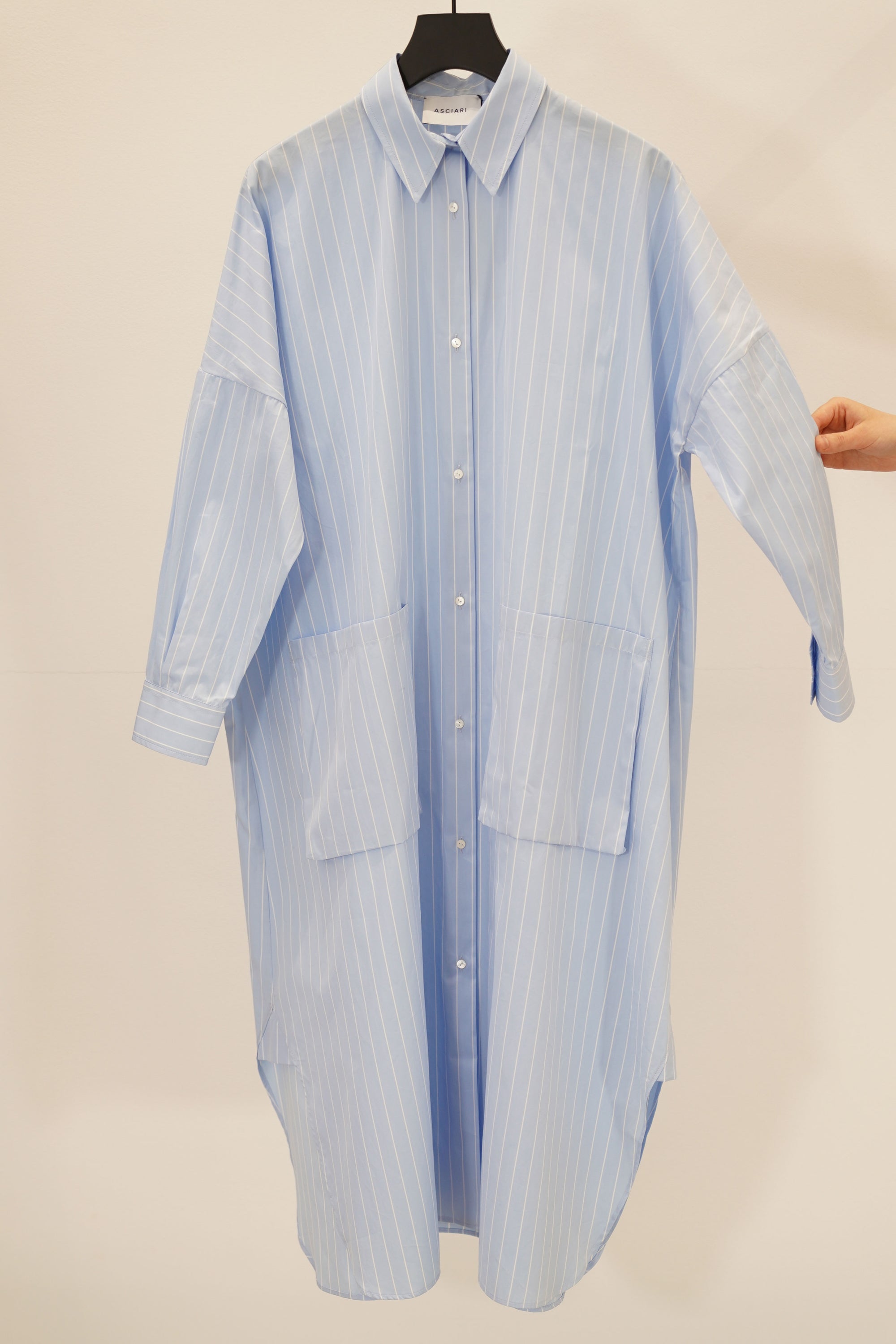 dress leni cerulian stripes