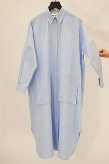 dress leni cerulian stripes
