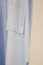 dress leni cerulian stripes
