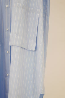 dress leni cerulian stripes