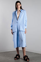 dress leni cerulian stripes