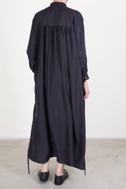 dress luce silk black