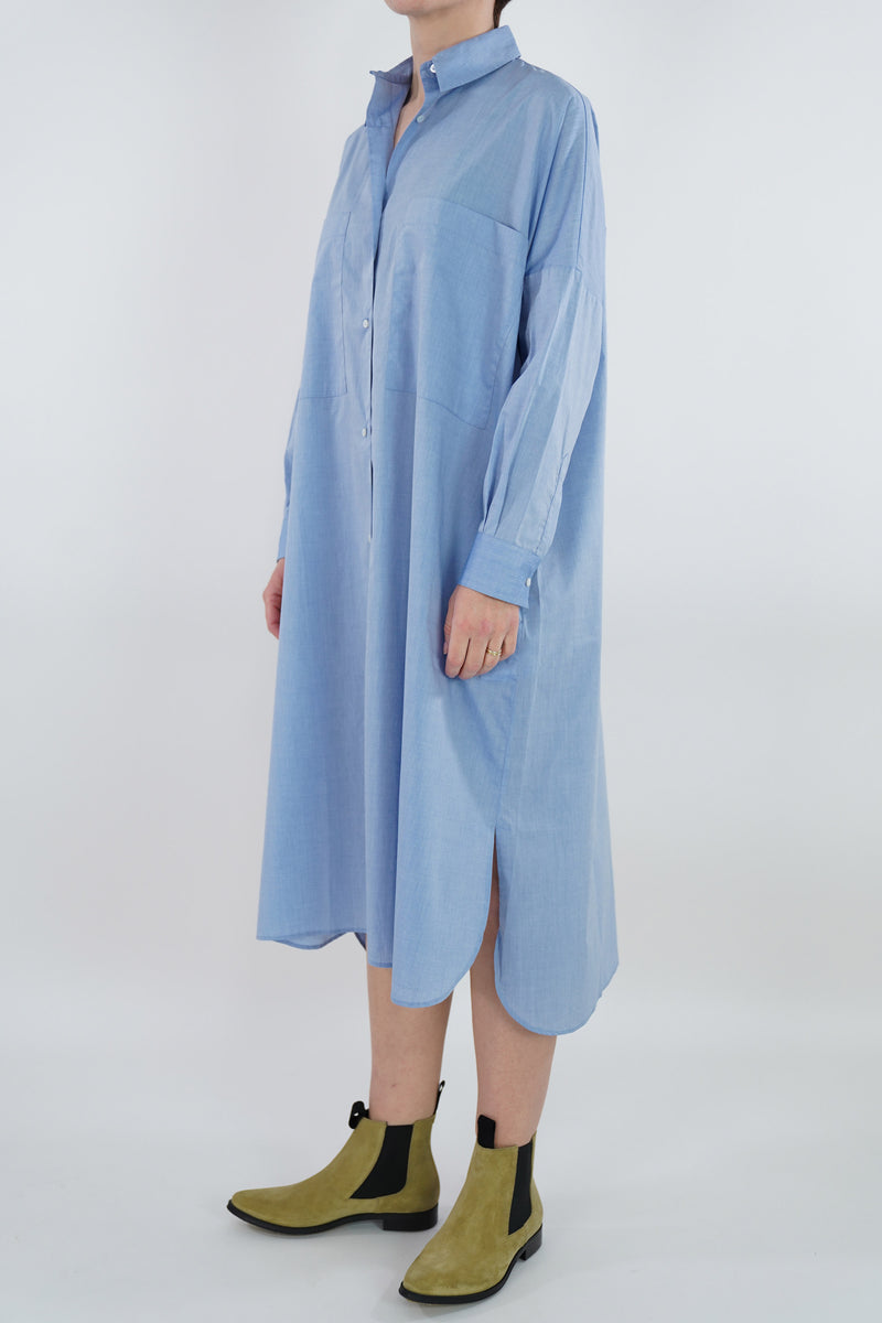 shirt dress topazio light blue