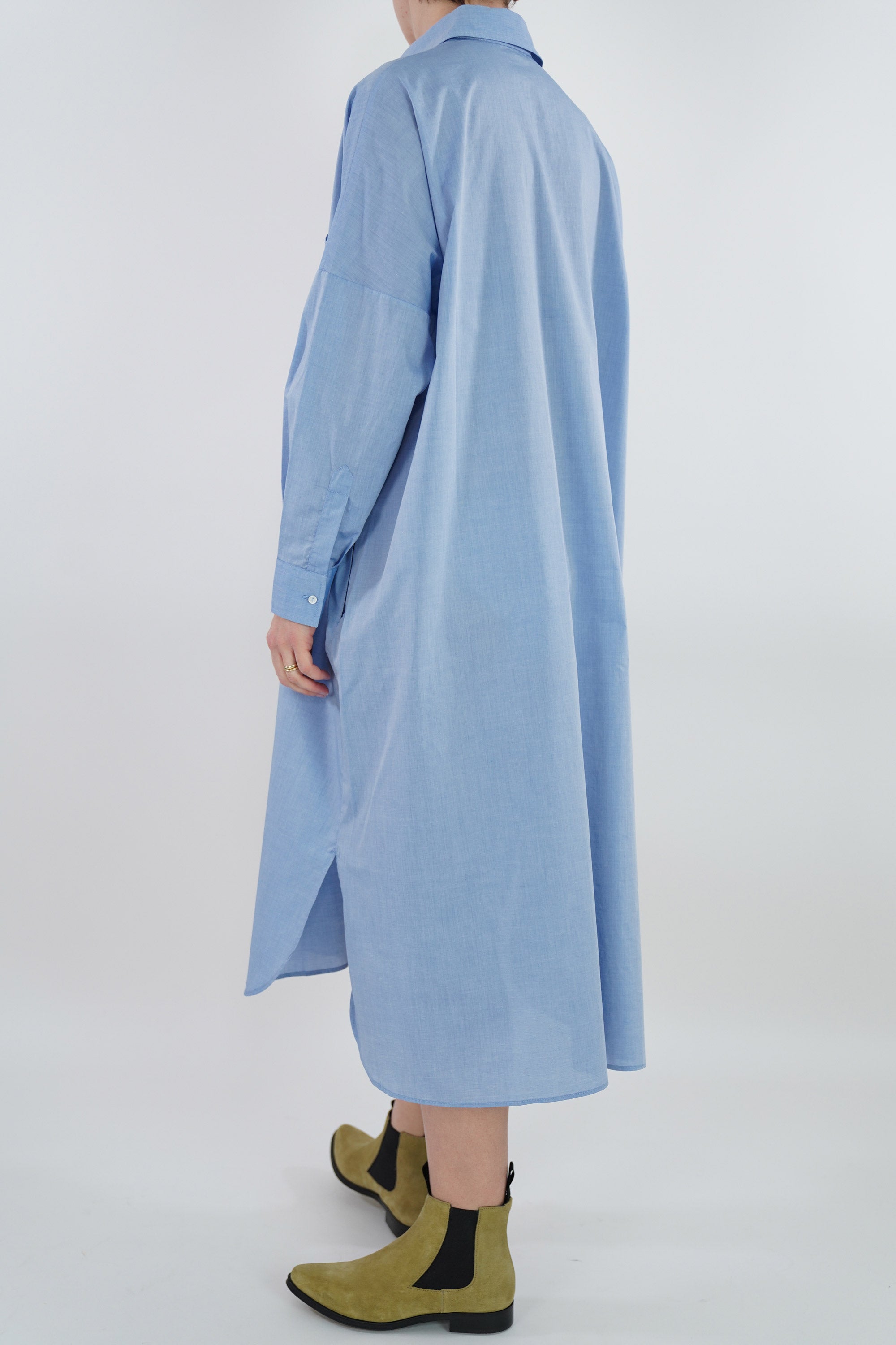 shirt dress topazio light blue