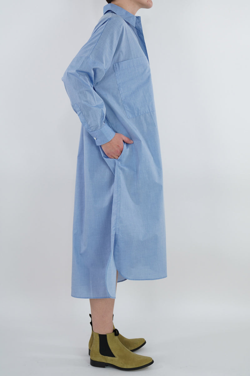shirt dress topazio light blue