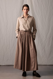 irina cotton skirt caramel