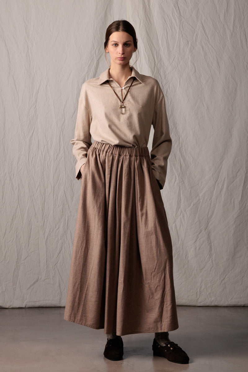 irina cotton skirt caramel