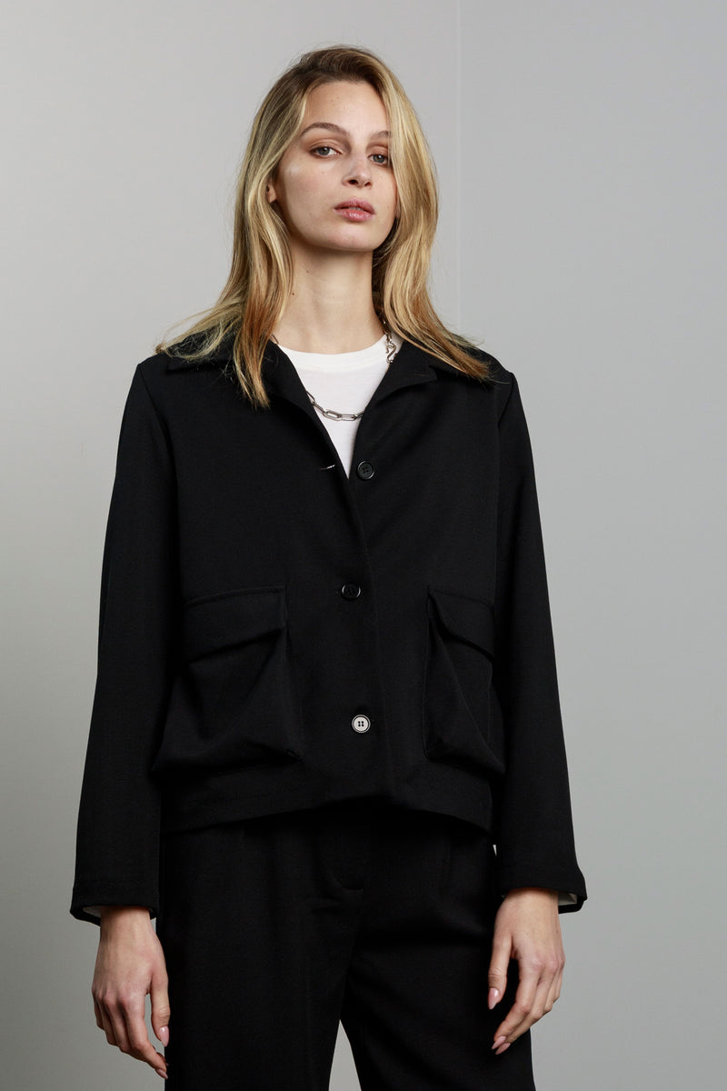jacket loto wool black