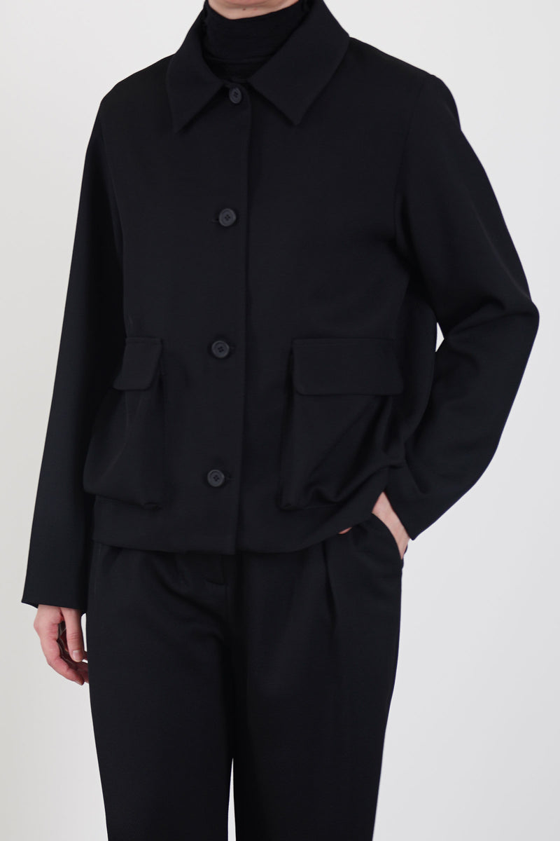 jacket loto wool black