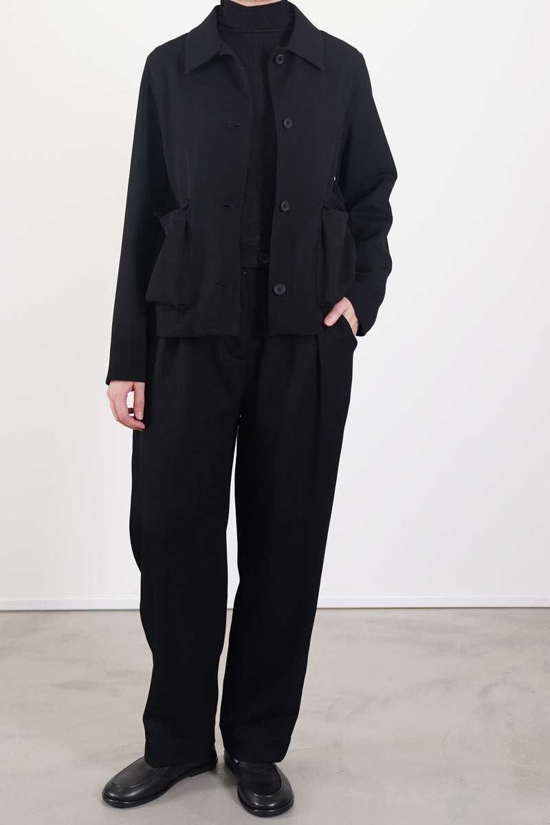 jacket loto wool black