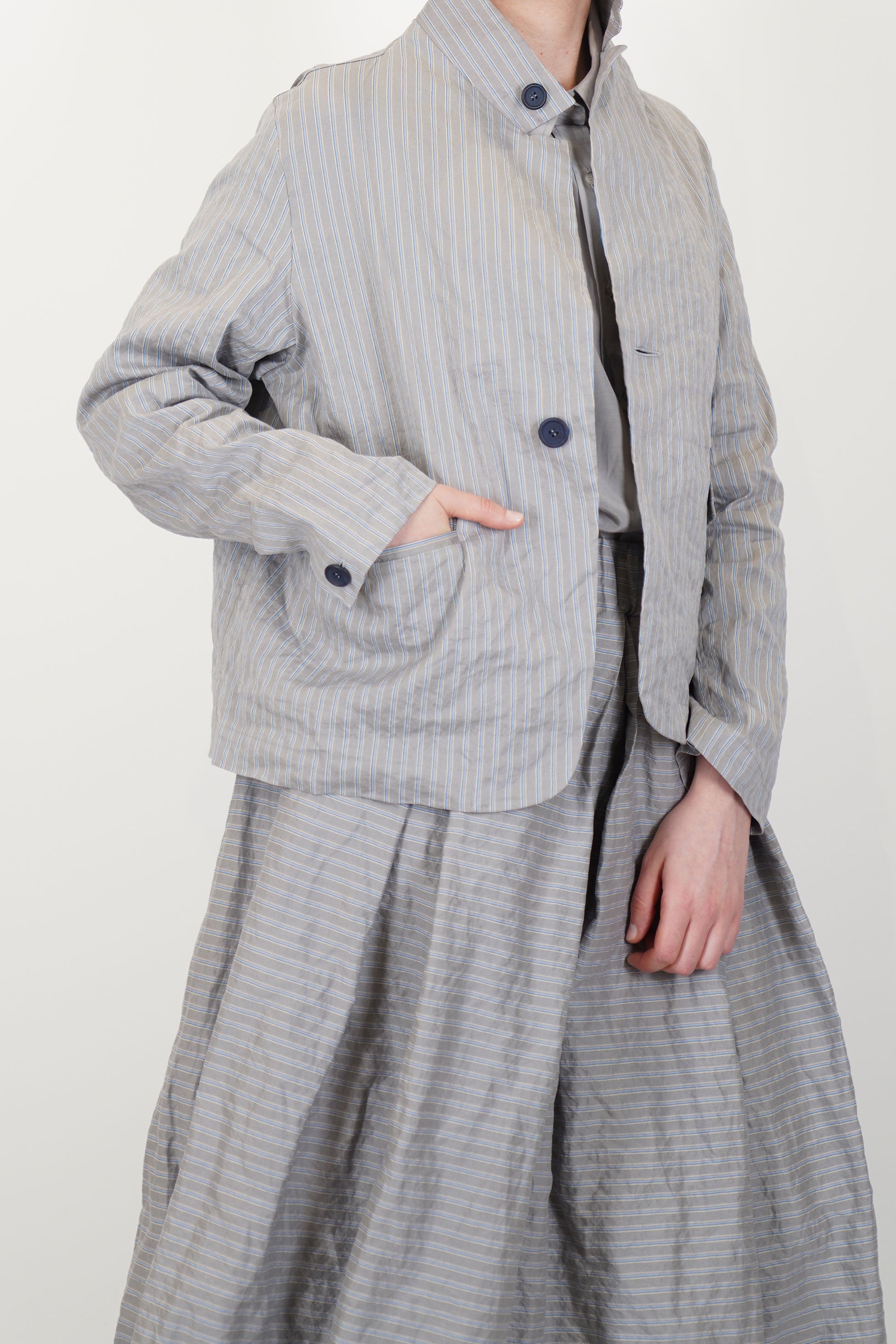jacket zoe stripes grey