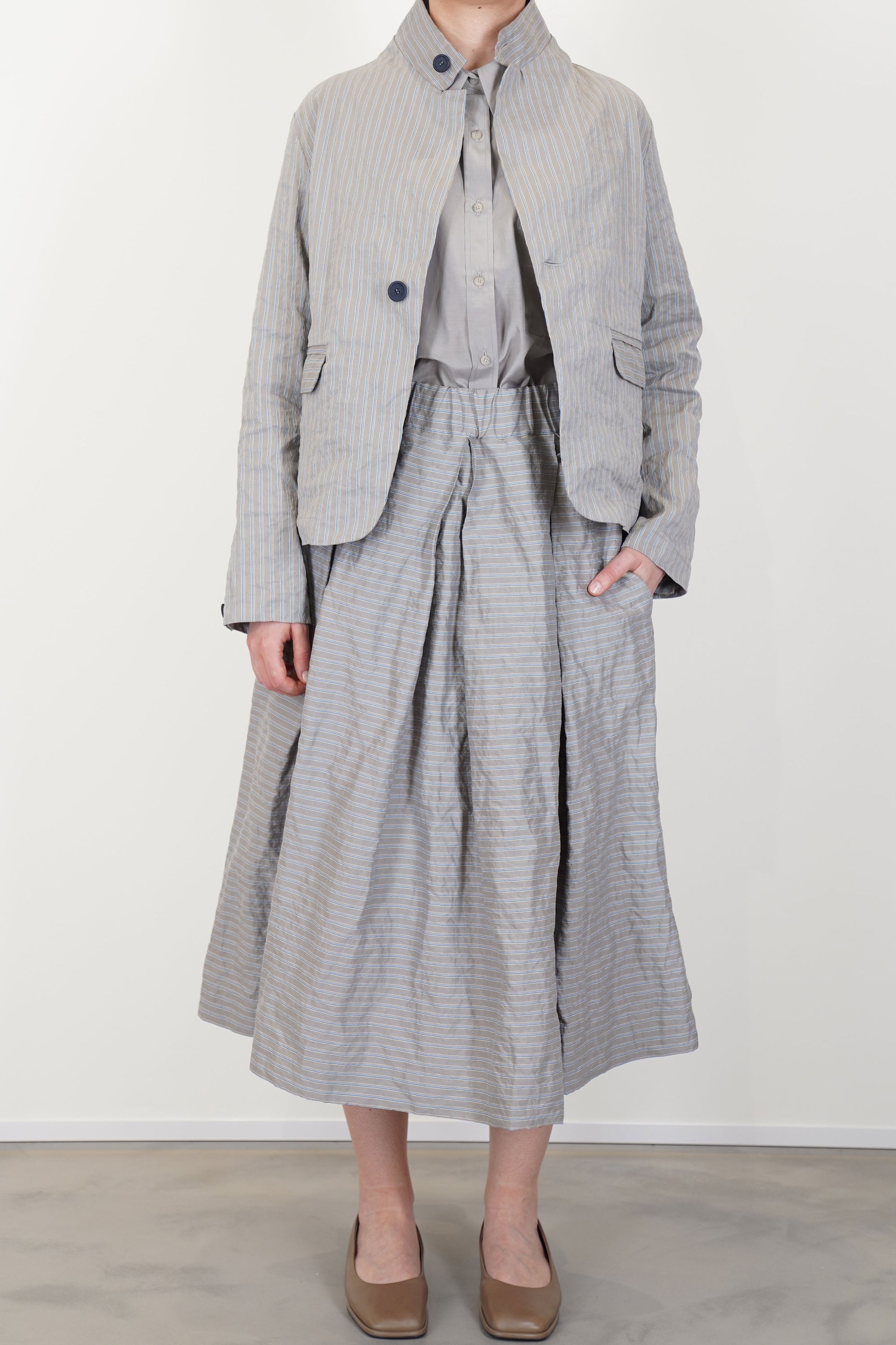 jacket zoe stripes grey
