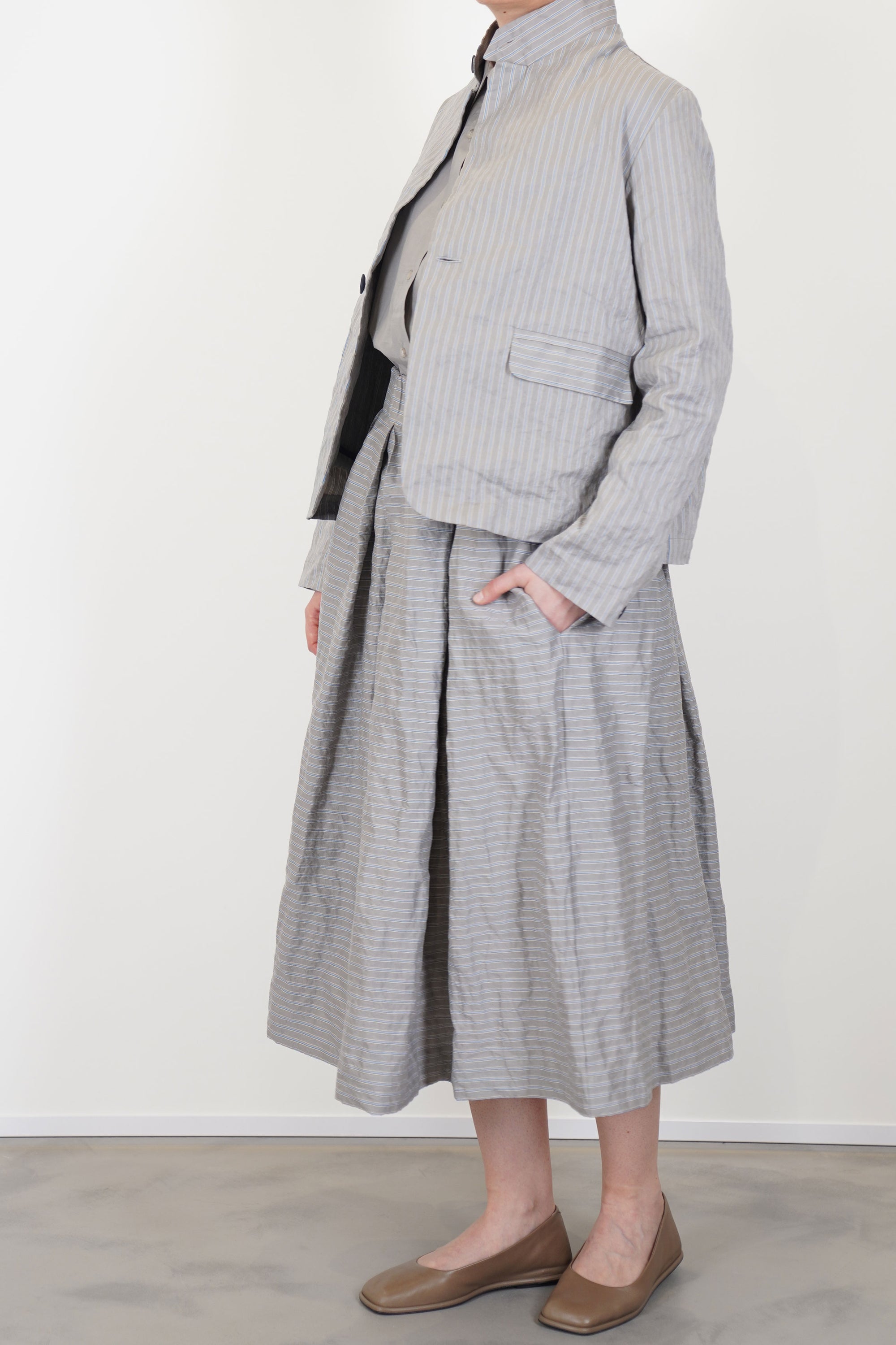 jacket zoe stripes grey