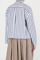 julia shirt cotton blue stripe