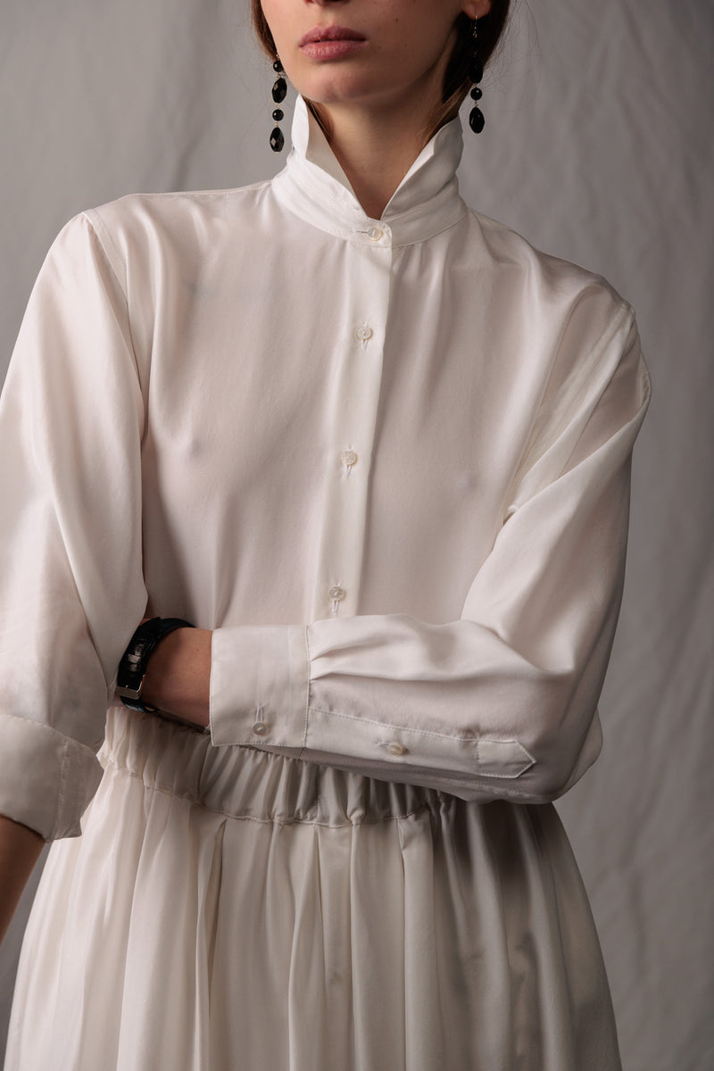 luna shirt silk natural