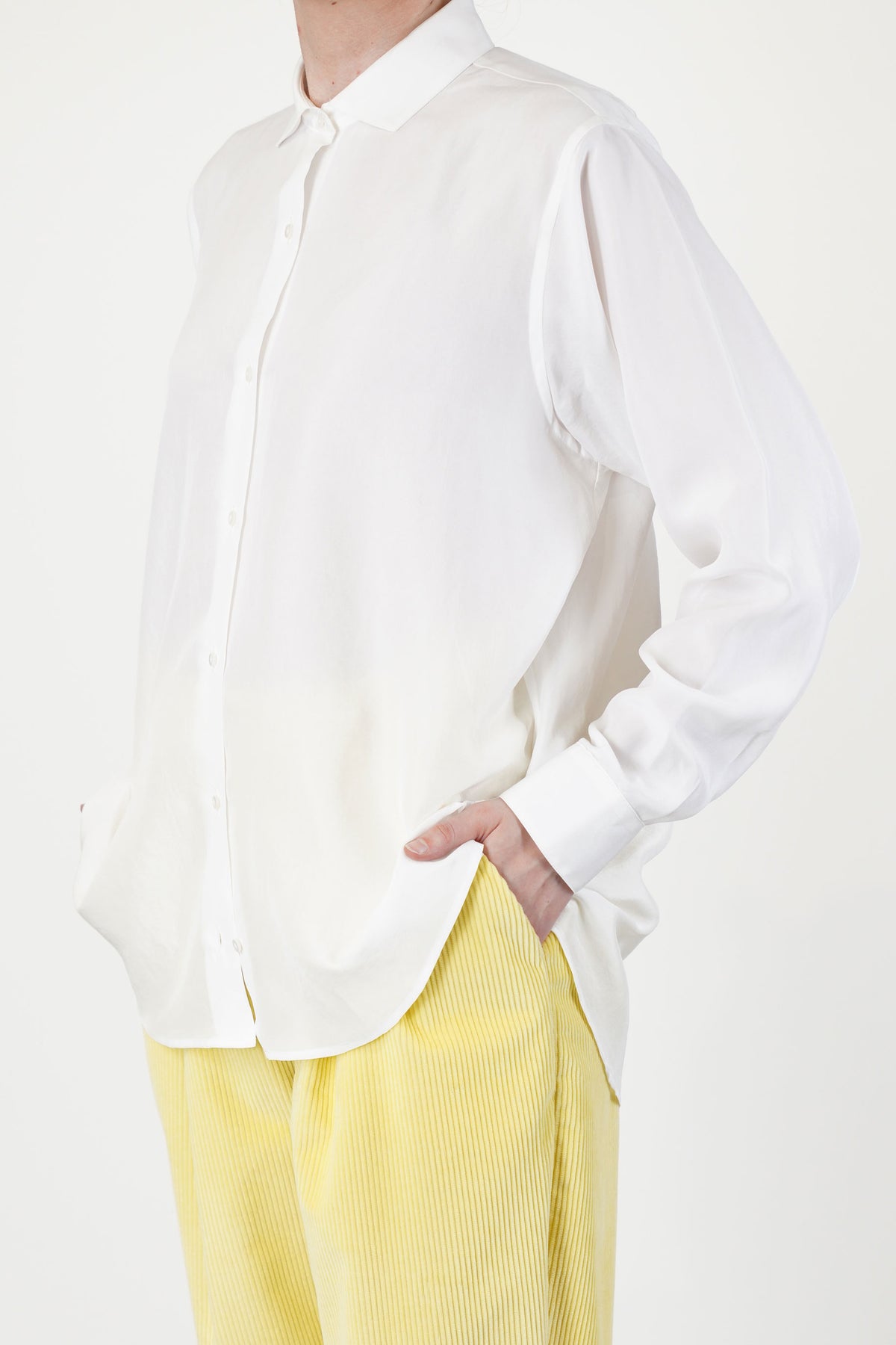 luna shirt silk natural